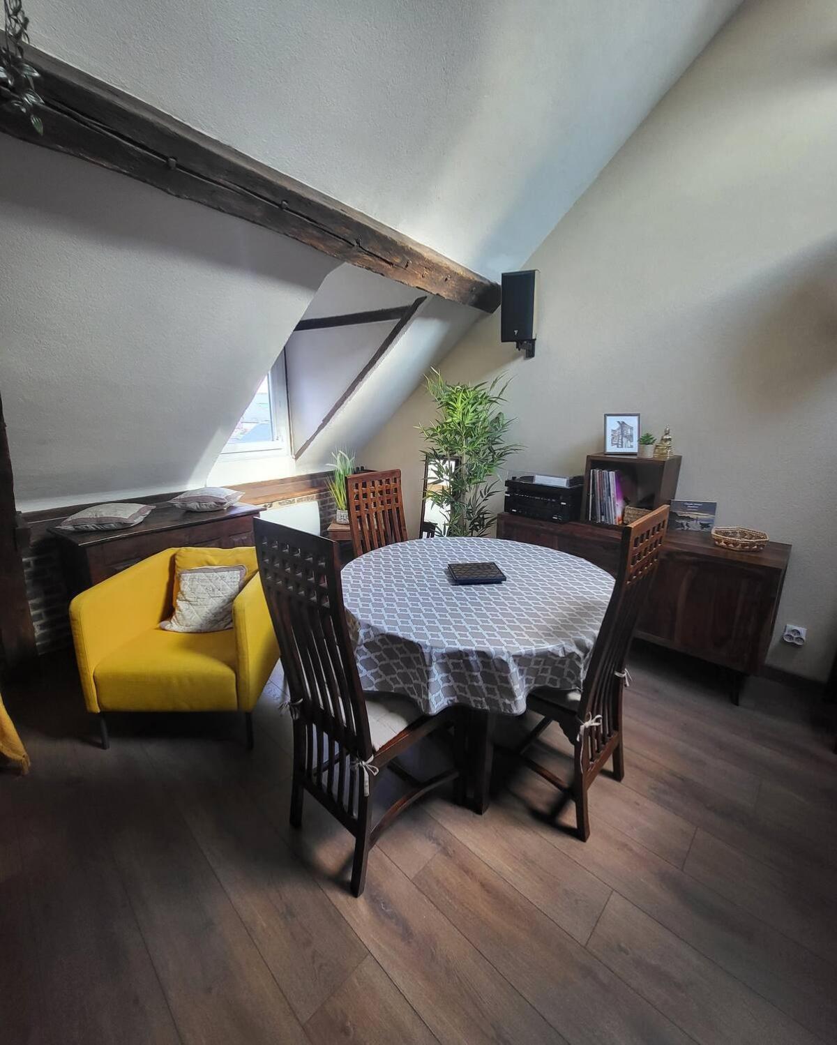 Appartamento Le Perchoir De St-Antoine - Centre Historique D'Honfleur Avec Vue Sur Le Port, Netflix, Jeux, Vinyles Esterno foto